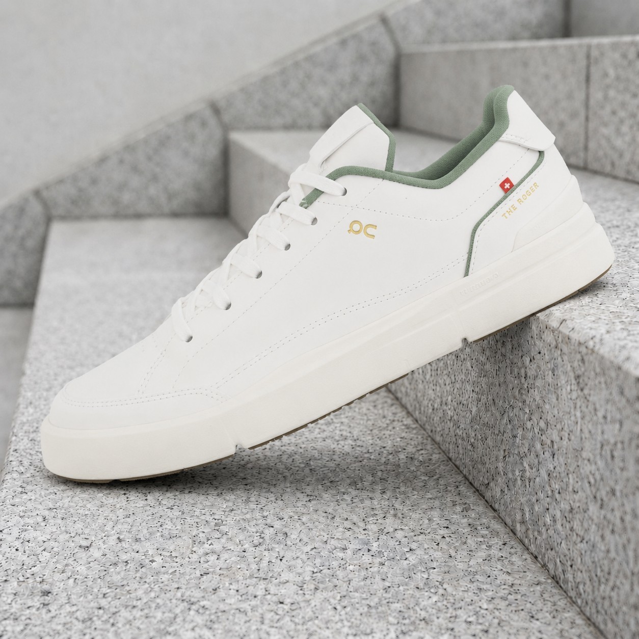 On The Roger Centre Court Ivory Fern 3MG10486046 Men's New