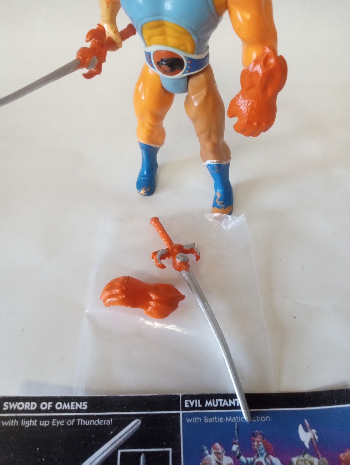 1985 Remake Thunder cats Lion-O/Orange Accessories Sword/Claw ⭐Read 1985 Remake Thunder cats Lion-O/Orange Accessories Sword/Claw ⭐Read
