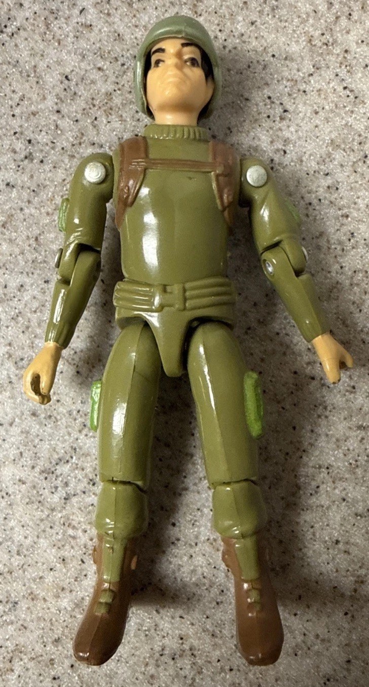 GI Joe Zap 1982 Straight Arm Vintage ARAH Broken Left Fingers GI Joe Zap 1982 Straight Arm Vintage ARAH Broken Left Fingers