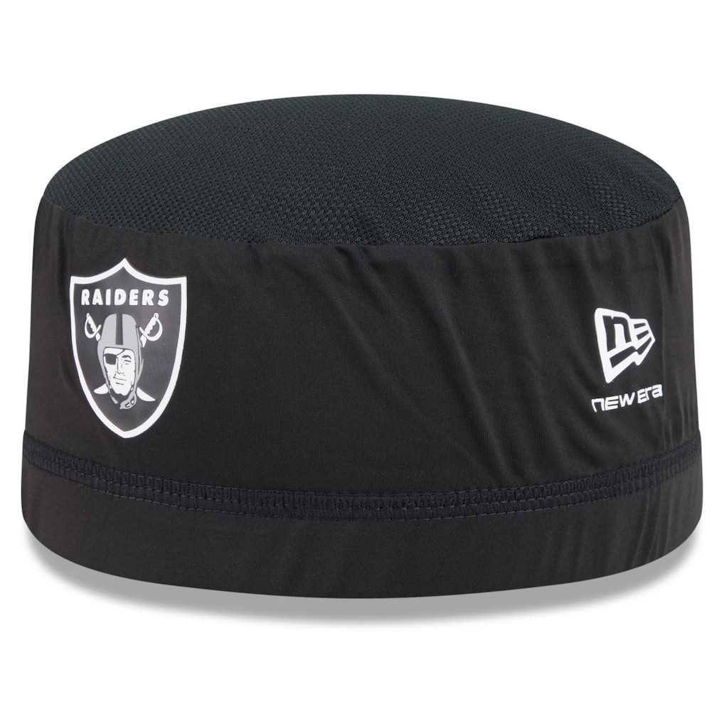 Las Vegas Raiders New Era 2026 NFL Training Camp Official Skully Skull Cap Hat