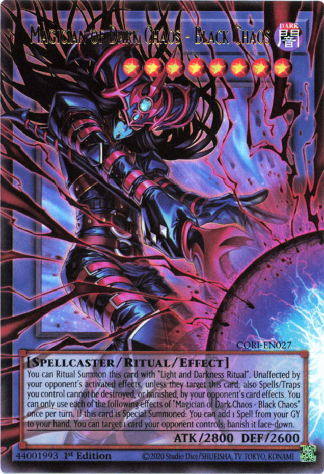 Magician of Dark Chaos - Black Chaos (Extended Art) - CORI-EN027 - Ultra Rare - 