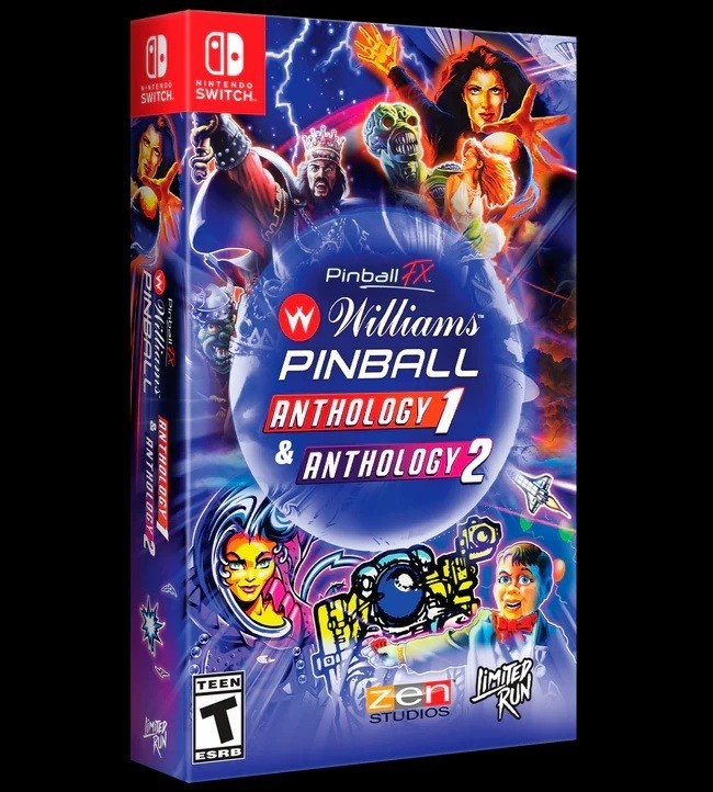 NEW Pinball FX Williams Anthology 1 & 2 BOX SET for Nintendo Switch