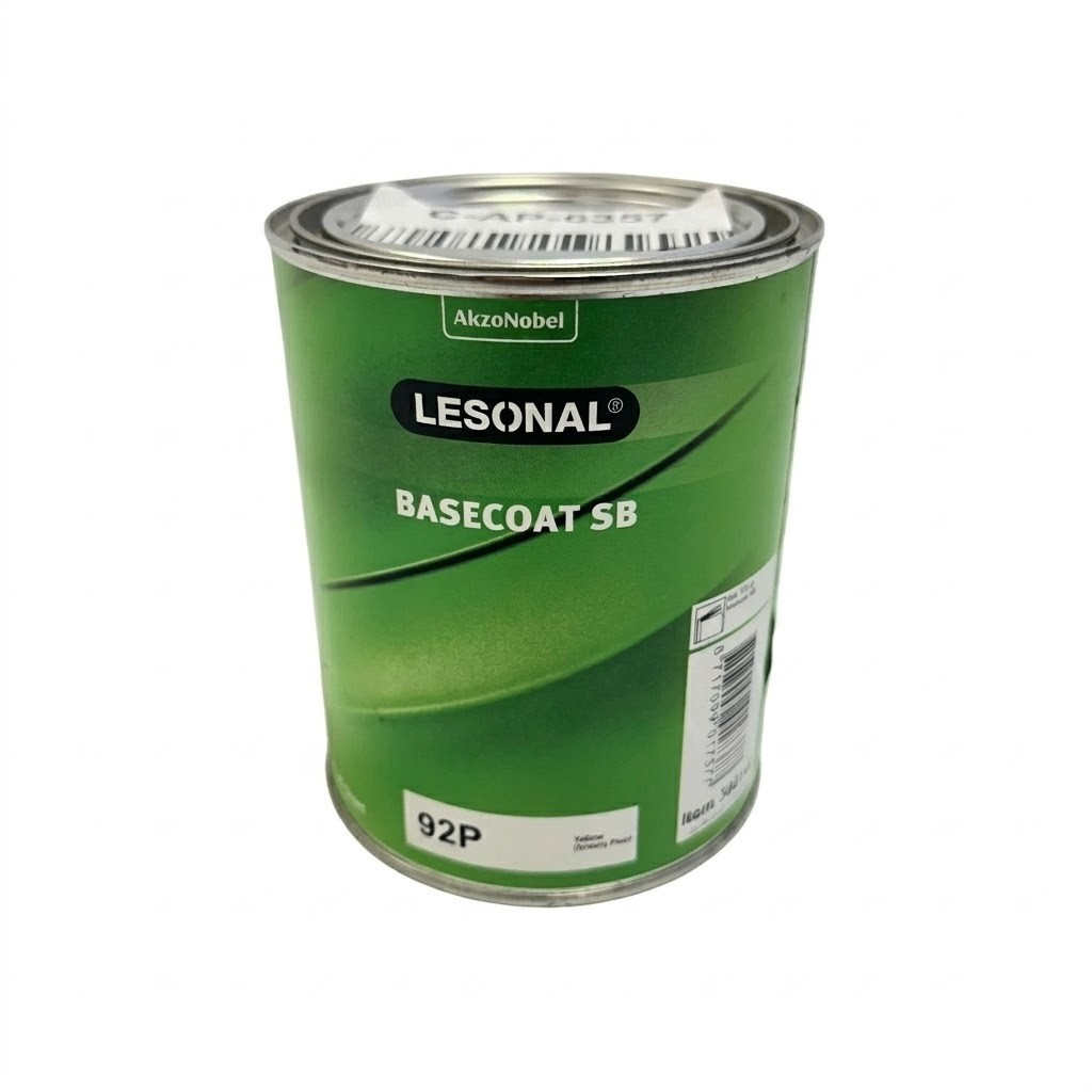 AkzoNobel Lesonal SB 92P Yellow Green Pearl Basecoat Paint 1Qt 390140