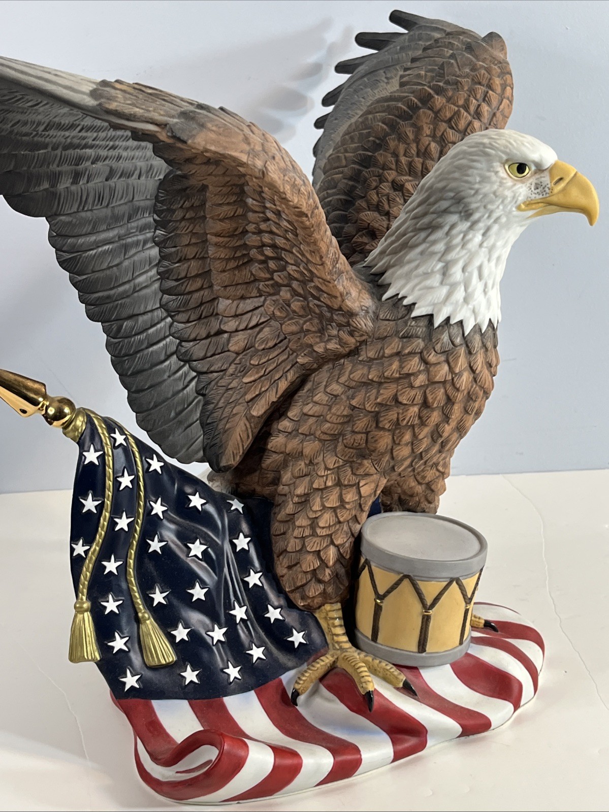 Lenox Smithsonian Bald Eagle Wings Of The Millennium 1999 Ltd Edition Statue