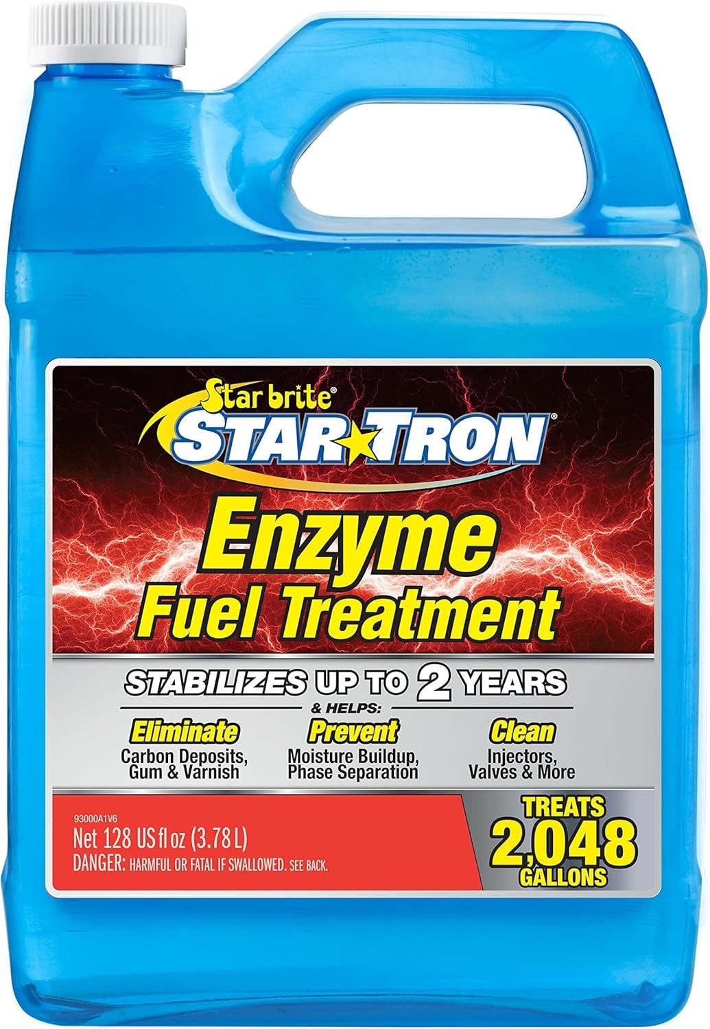 Star Tron Enzyme Fuel Treatment Concentrate, 128 Fl. Oz. – Treats up to 2,048
