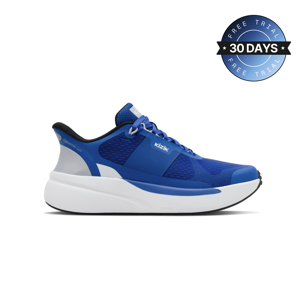 NEW Kizik Men's Freedom Run -Lapis Blue/White- Ships FREE NEW Kizik Men's Freedom Run -Lapis Blue/White- Ships FREE