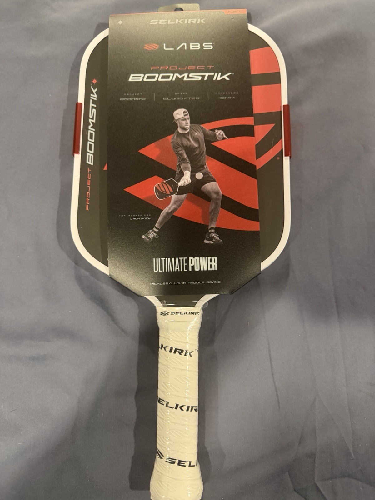 BRAND NEW Selkirk Labs Project Boomstick Elongated Pickleball Paddle 16mm