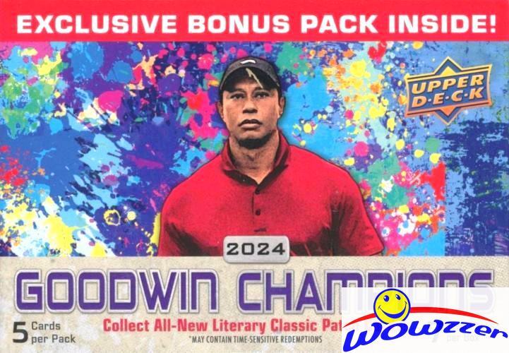 2024 UD Goodwin Champions EXCLUSIVE Sealed Blaster Box-PARALLEL BONUS Pack