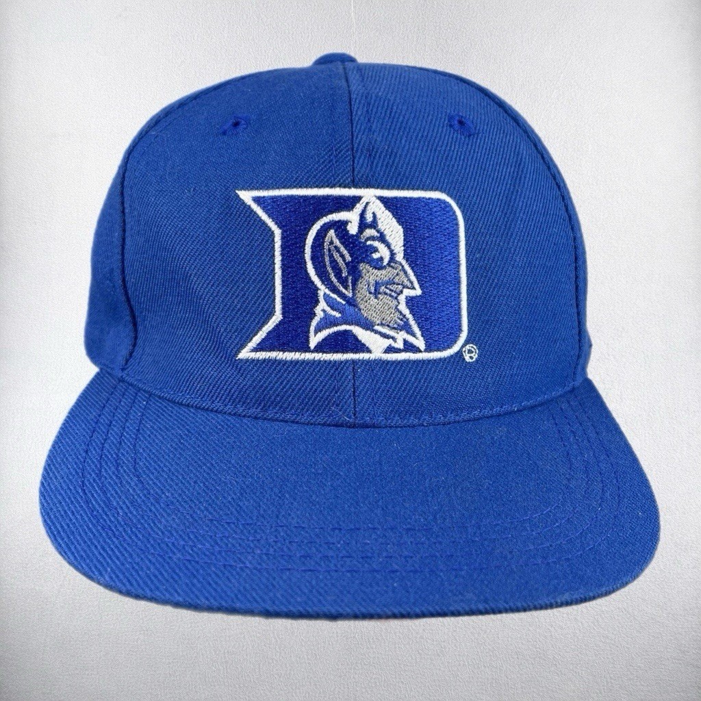 VTG Duke Blue Devils Sports Specialties Big Face Hat Snapback Wool Blend Rare