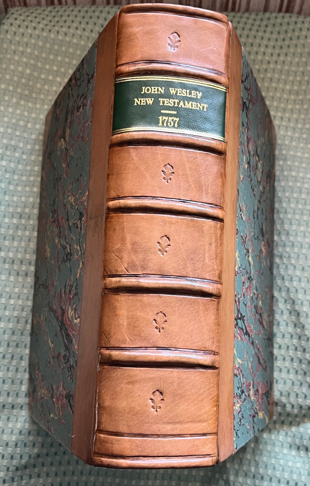 John Wesley, Explanatory Notes on New Testament 2nd ed 1757 Fine rare copy calf