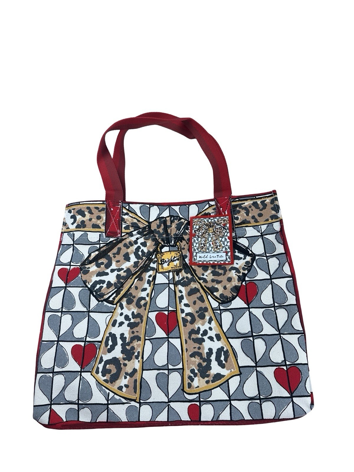 NWT Brighton Wild Love Large Canvas Tote Limited Release-2025