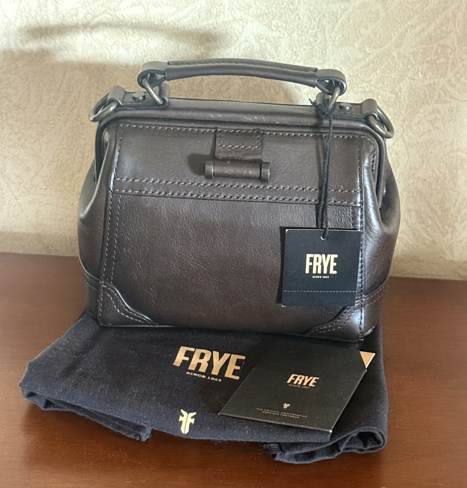 NWT Frye Charlie Frame Satchel (Imperfections)SEE PHOTOS**