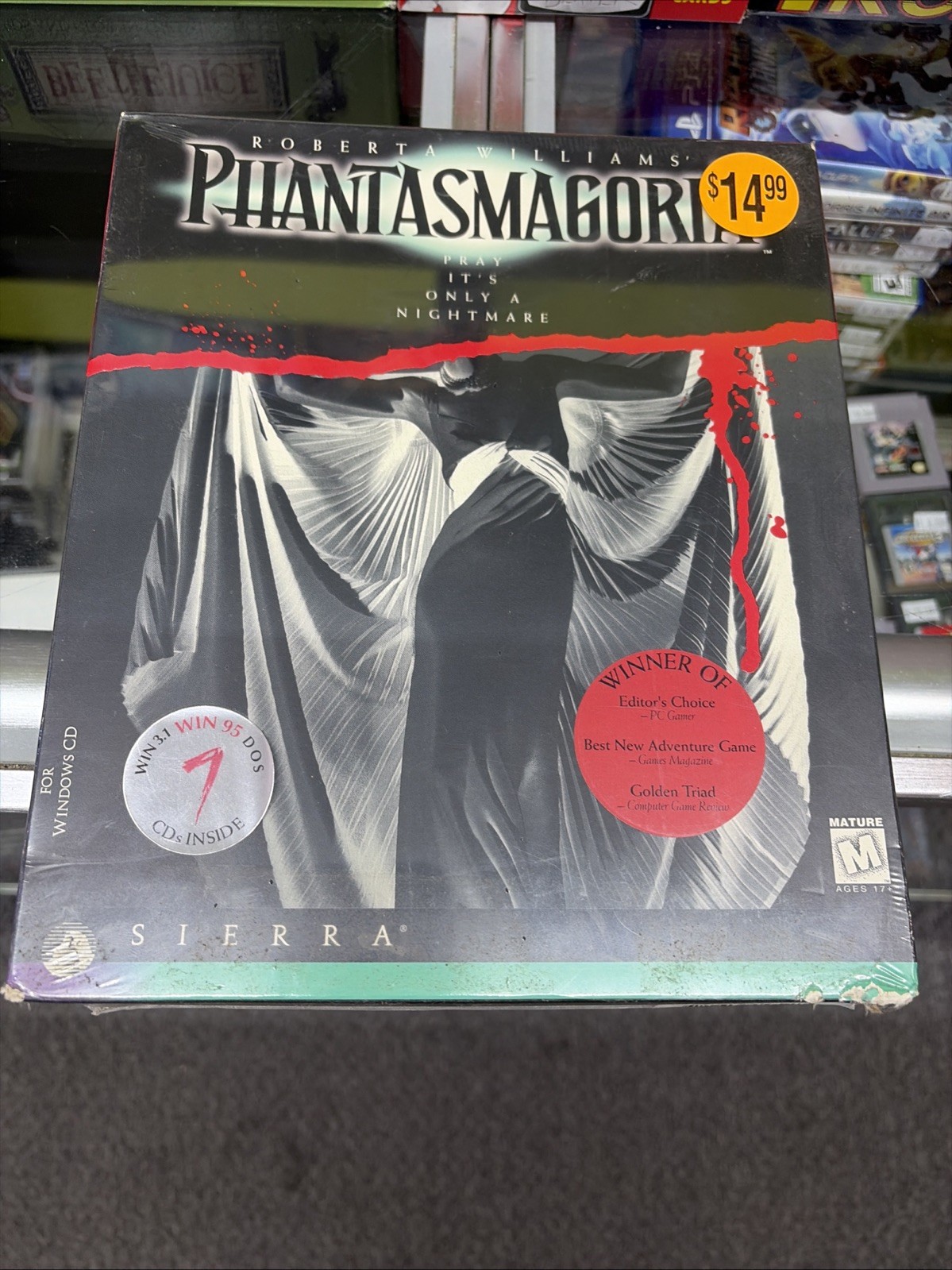 Roberta Williams Phantasmagoria Sierra Windows/DOS PC CD-ROM Factory Sealed