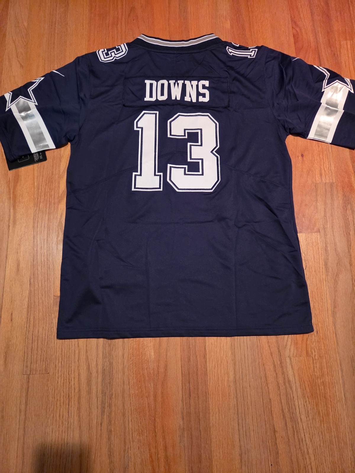 men size cowboys #13 caleb downs S-2XL NWT Stitched Navy Blue customized