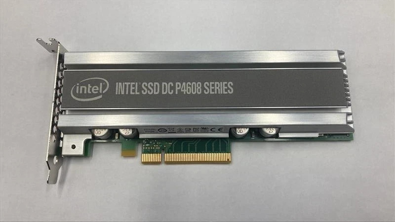 SSDPECKE064T7S Intel DC P4608 Series 6.4TB HHHL PCIe NVMe TLC SSD 7335943 drive SSDPECKE064T7S Intel DC P4608 Series 6.4TB HHHL PCIe NVMe TLC SSD 7335943 drive