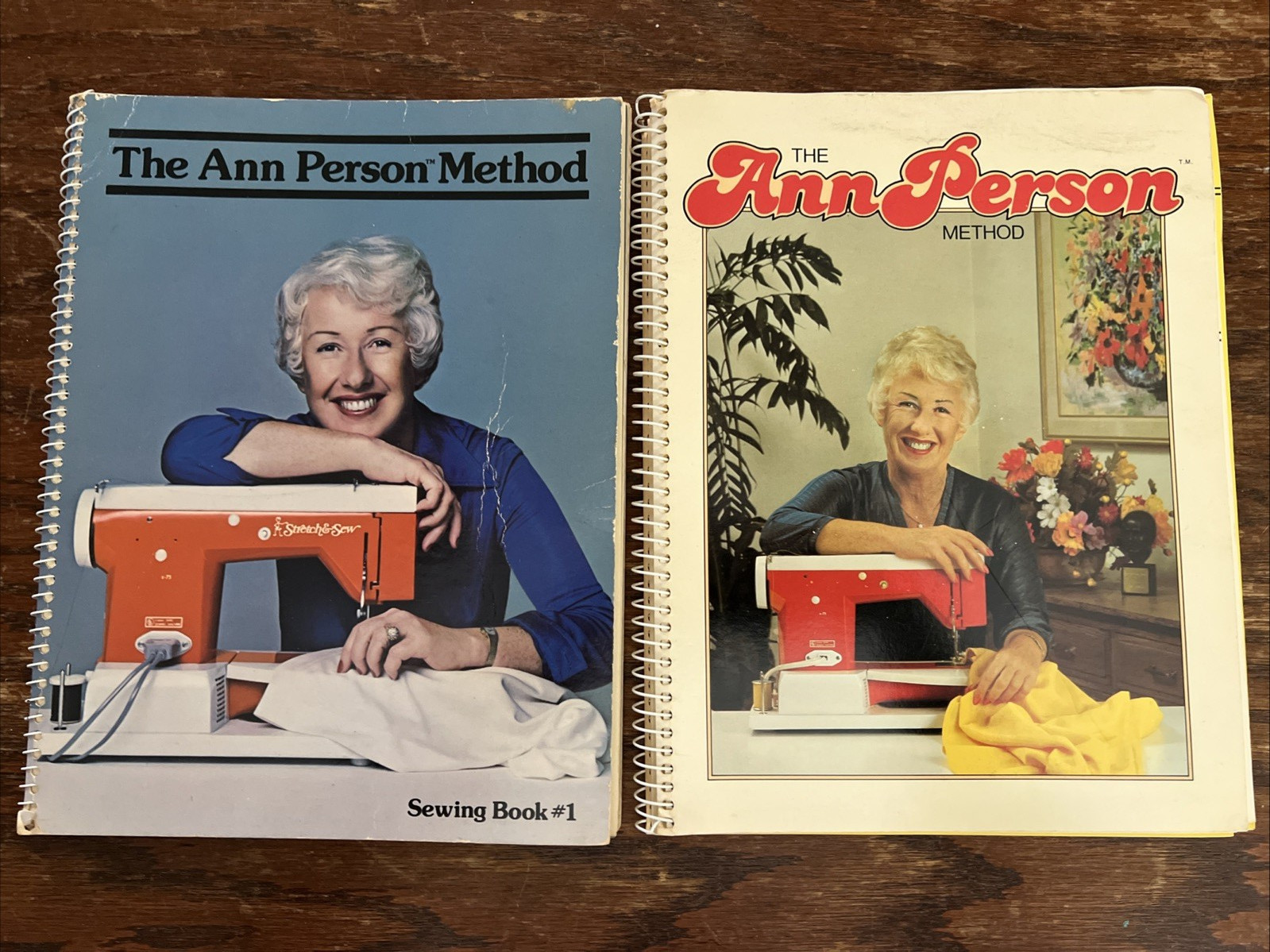 Vintage Ann Person Method Sewing Books - Set of 2 Spiralbound Paperback