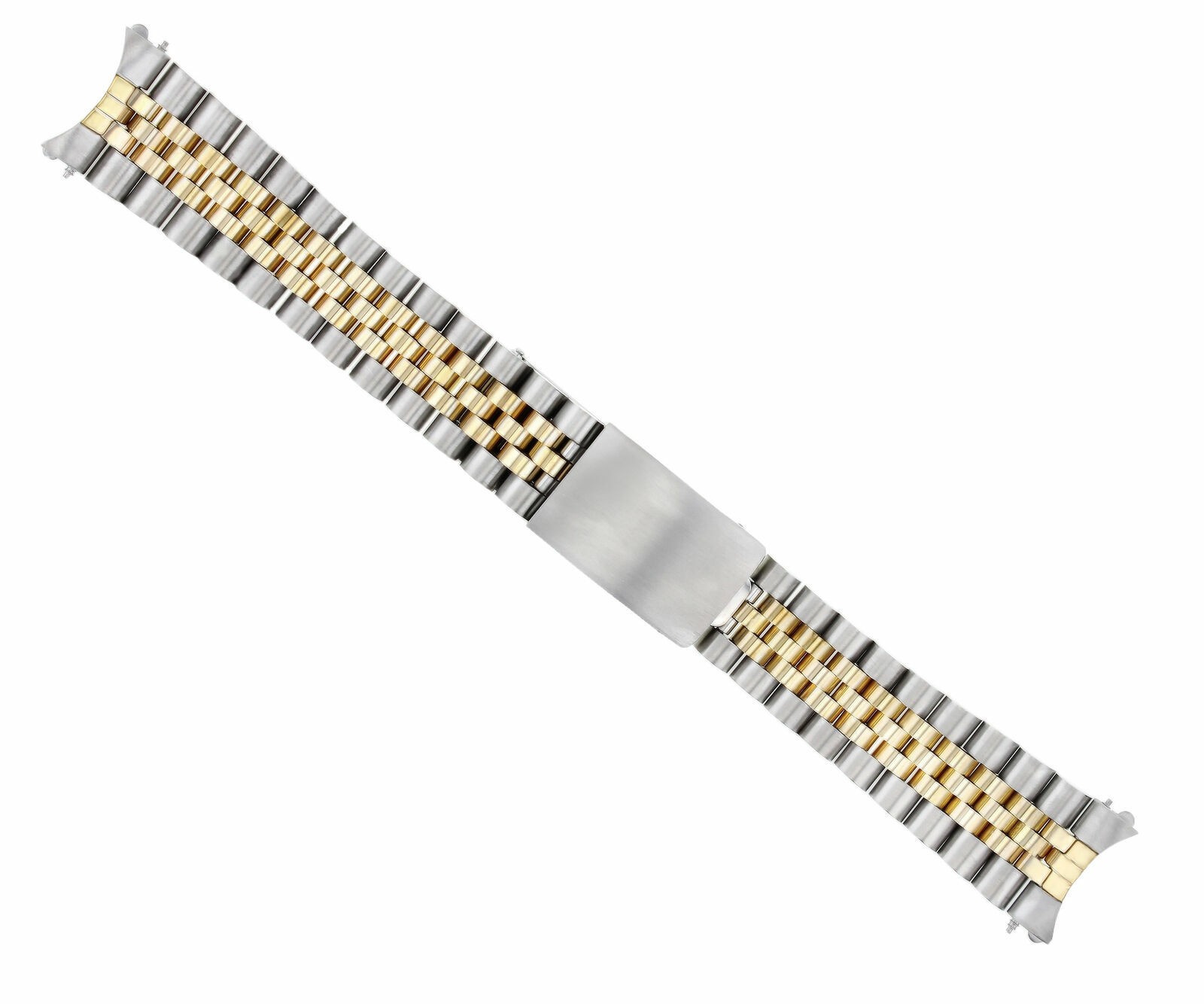 19MM 14K GOLD JUBILEE WATCH BAND FOR 34MM ROLEX DATE 1500 1505 15203 15223 15238