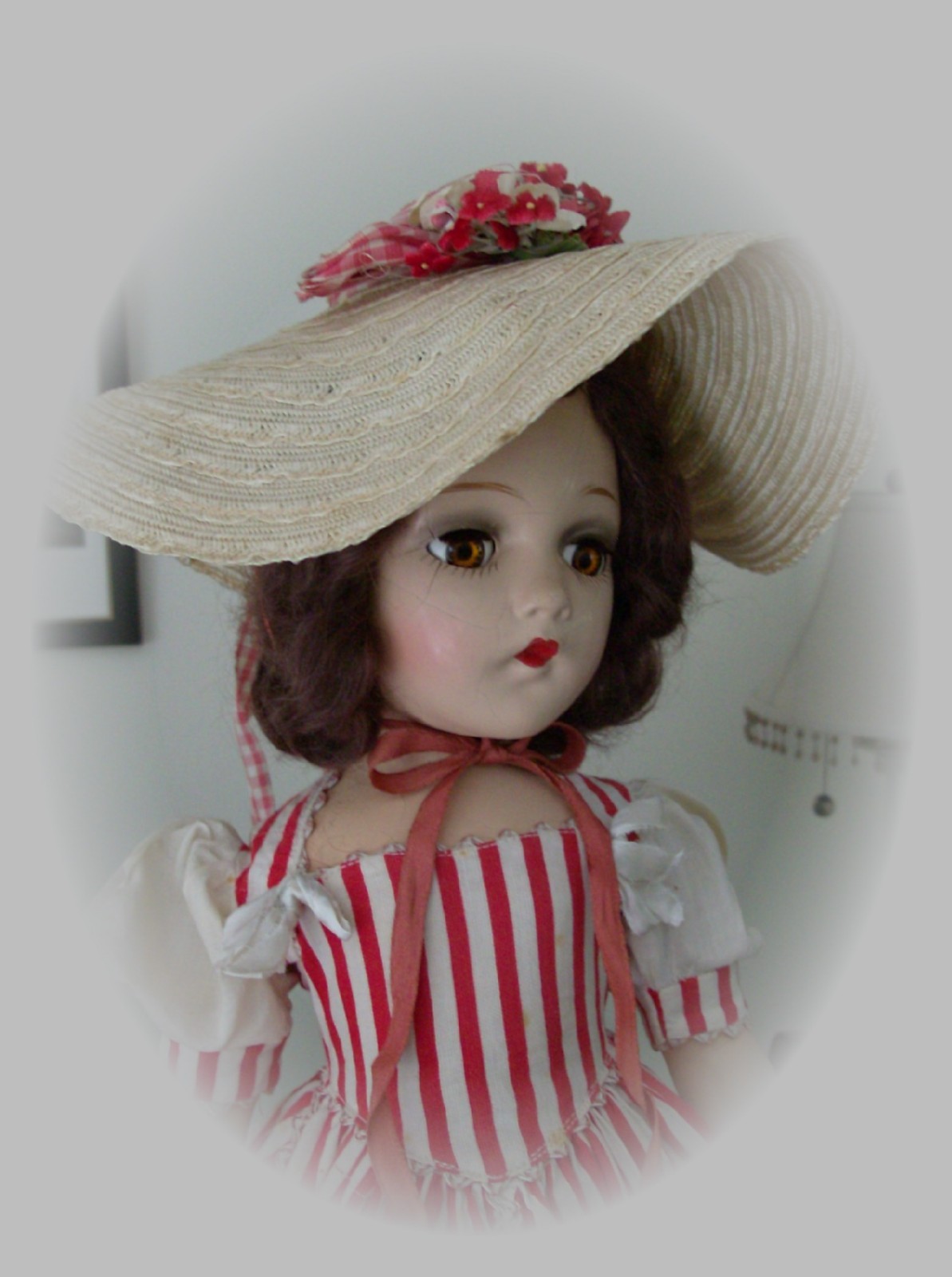 Vintage Madame Alexander Composition Rare Portrait Southern Girl 20\