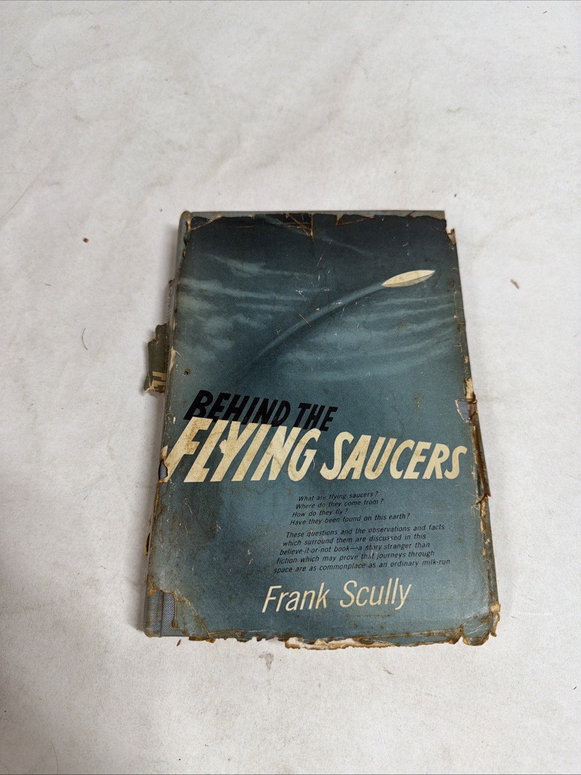 Frank Scully / Behind the Flying Saucers 1st Edition 1950