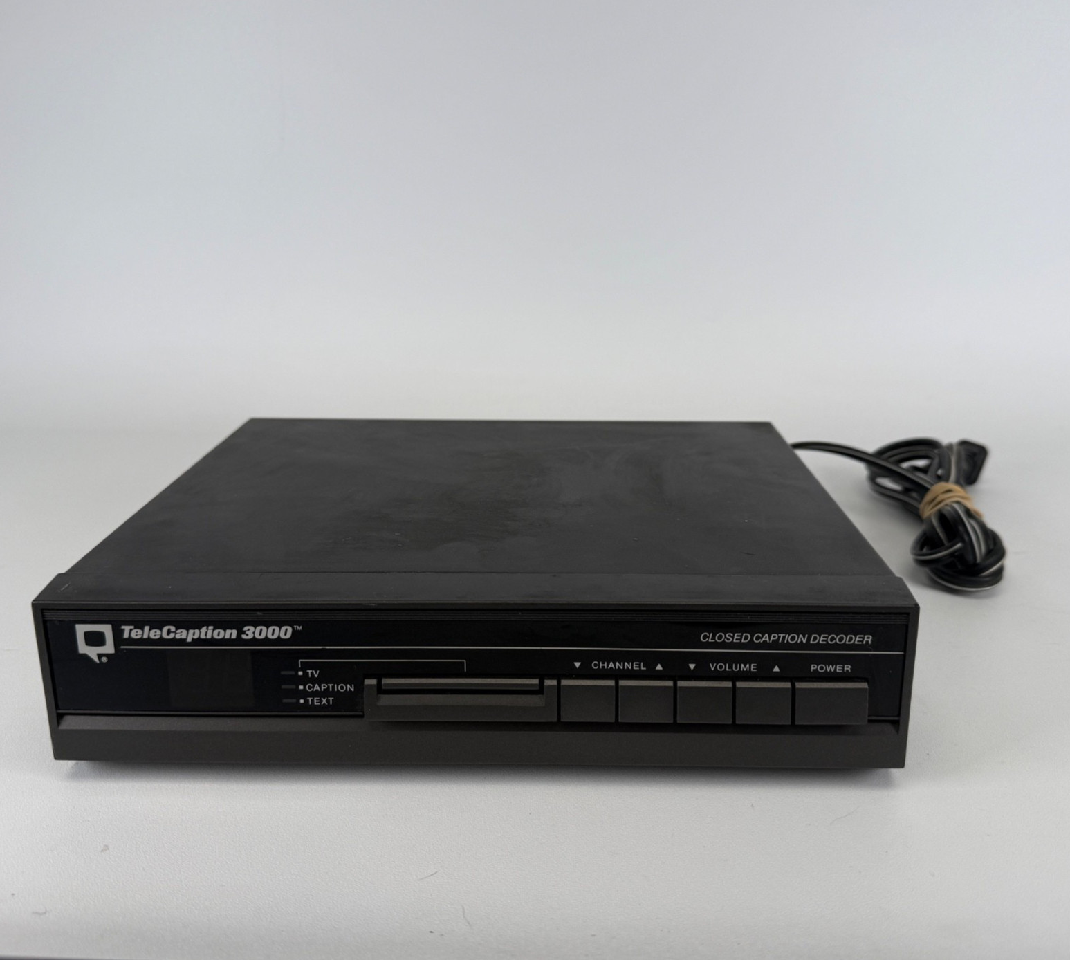 VTG 1988 Telecaption Closed Caption Decoder BLACK NCI 3000 Tested Works VTG 1988 Telecaption Closed Caption Decoder BLACK NCI 3000 Tested Works