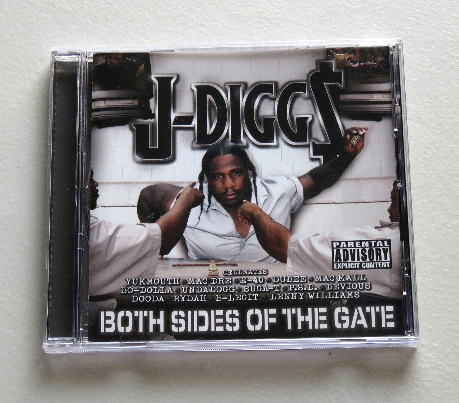 J-Diggs Both Sides of the Gate CD 2003 RARE ORIGINAL Gateway Mac Dre E-40 TESTED