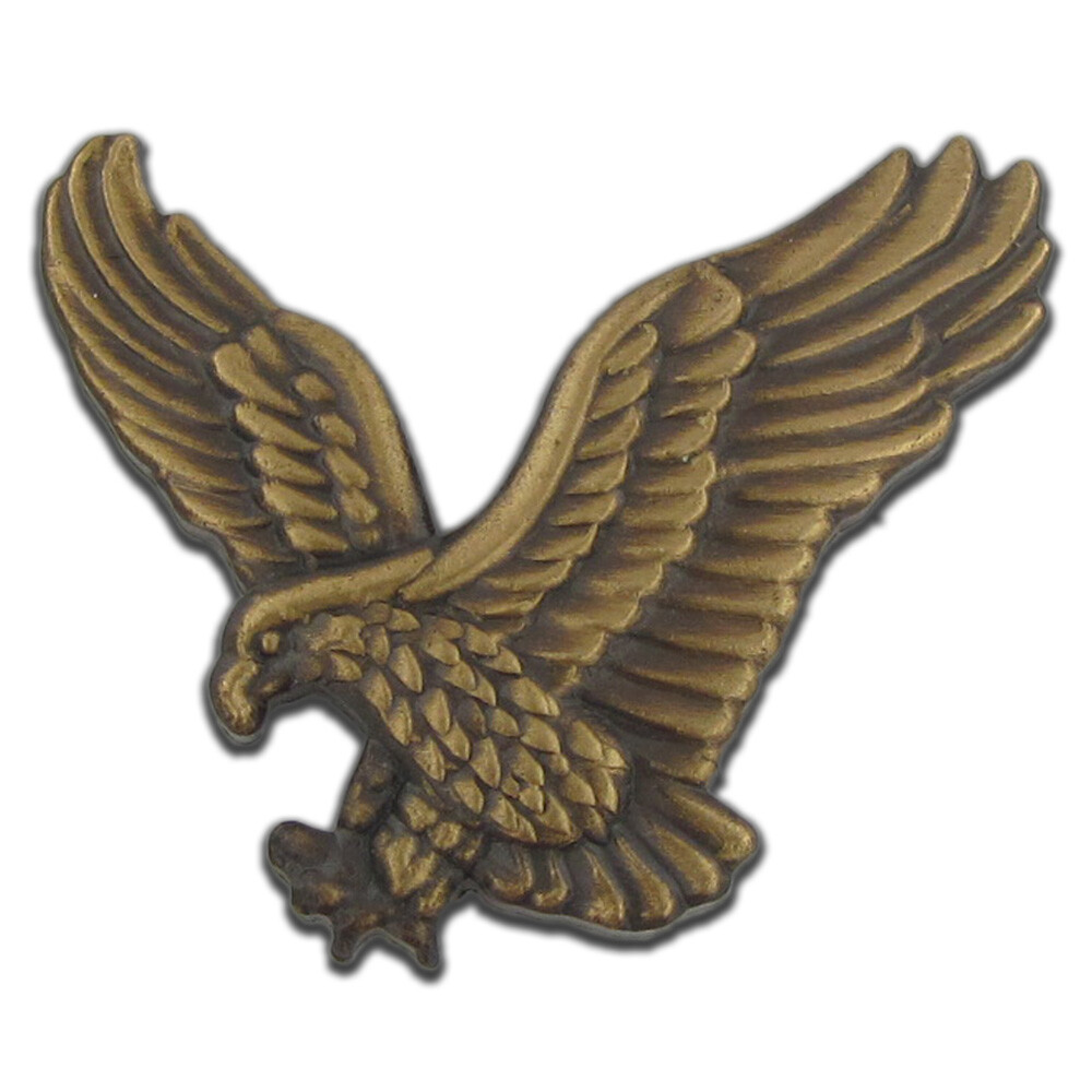 PinMart\'s Soaring American Bronze Eagle Jewelry Lapel Pin