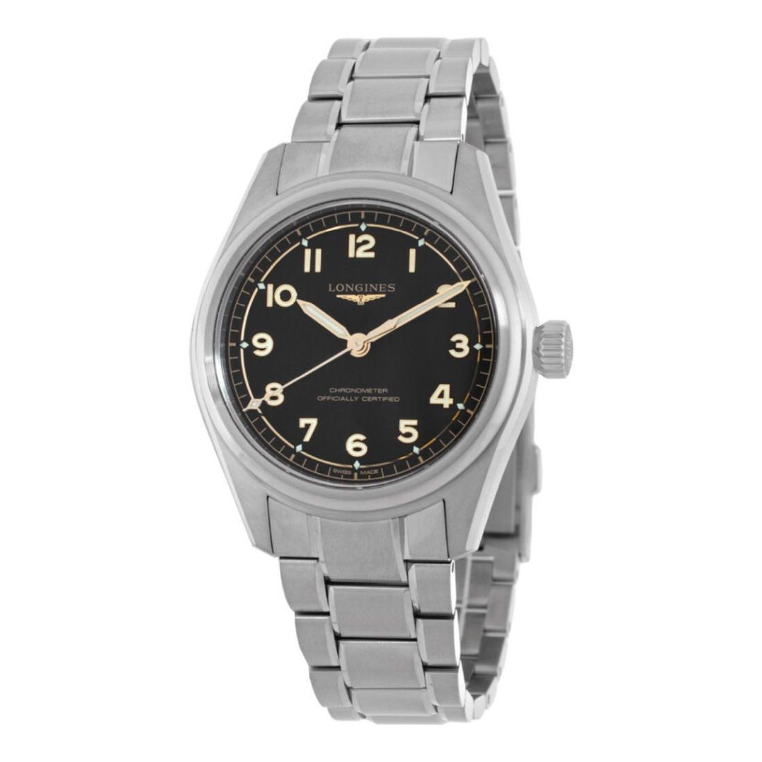 Longines Spirit Pilot Black Dial Men\'s Automatic Watch L3.809.4.53.6