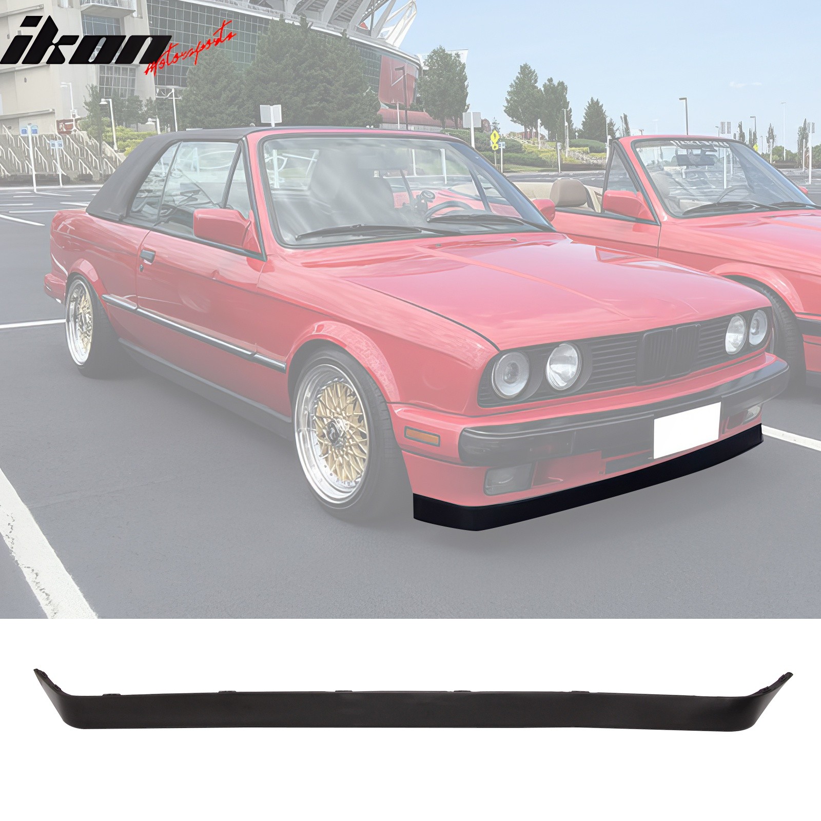 Fits 84-92 BMW E30 Lower Valance OE IS V2 M-T Msport Front Bumper Lip Spoiler