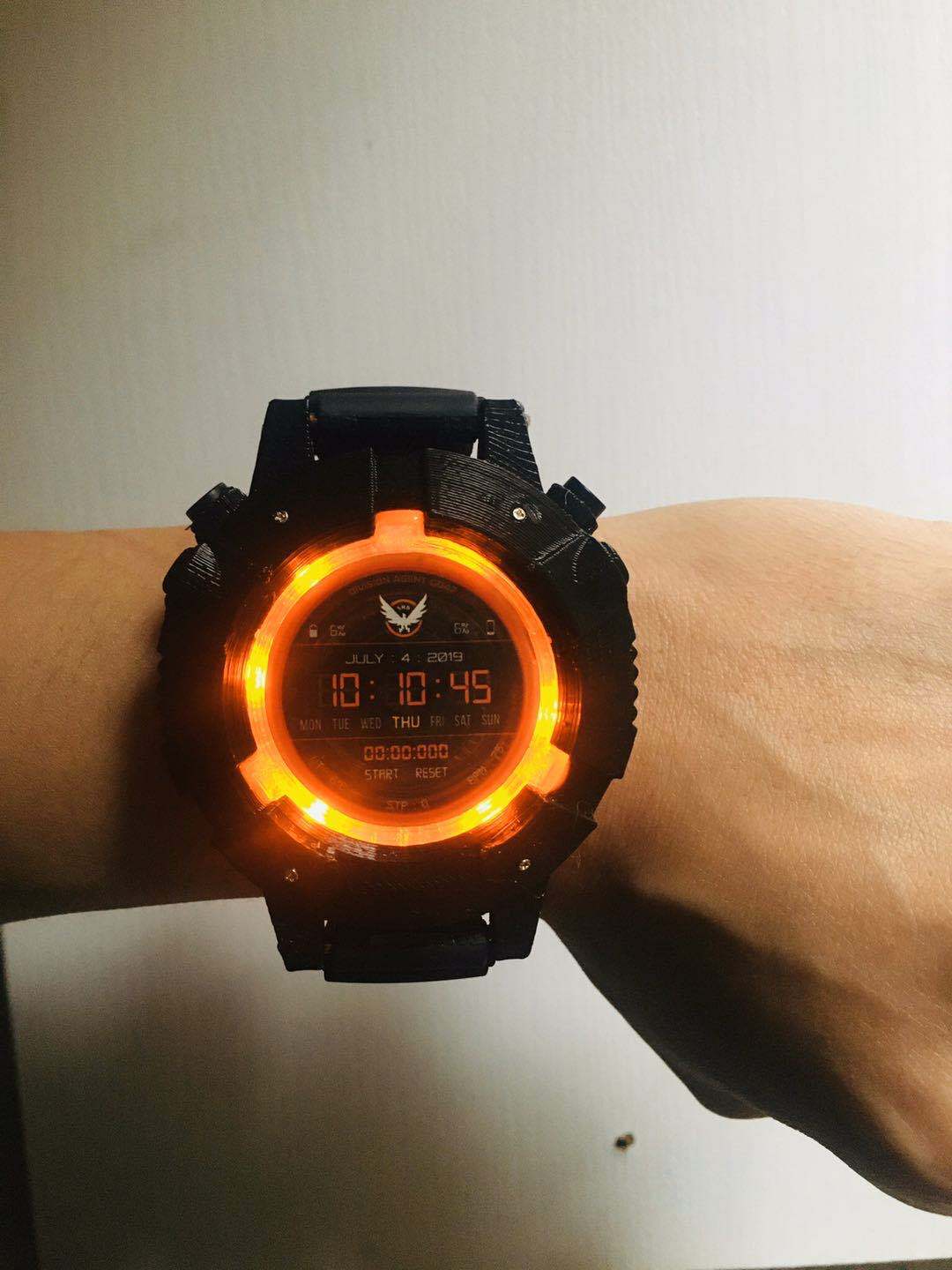 Game Tom Clancy\'s The Division Cosplay Watch Communicator SeekerMine Prop Models