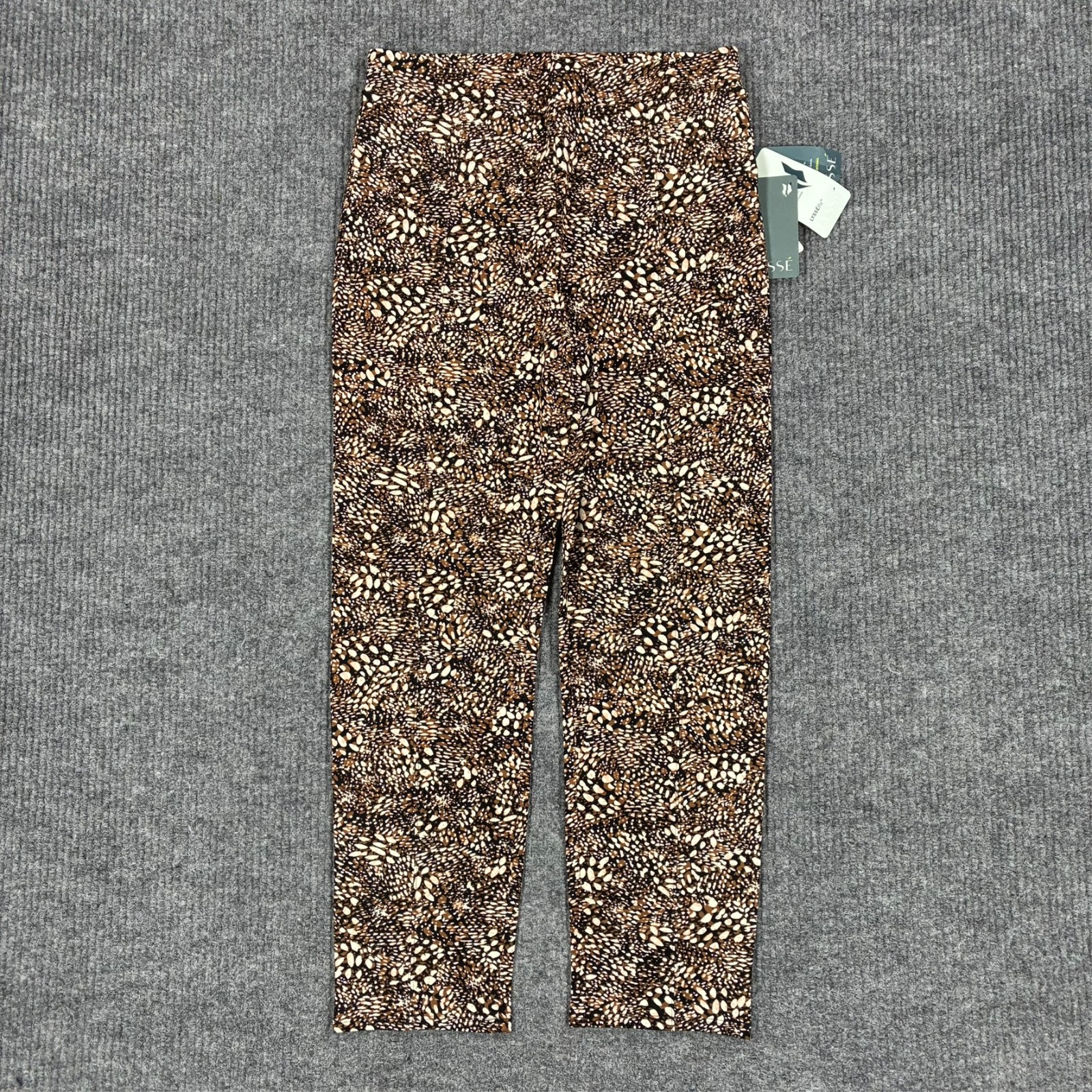 Lysse Leggings Womens Size Medium Pull On Brown Animal Print Stretch Pants Lysse Leggings Womens Size Medium Pull On Brown Animal Print Stretch Pants