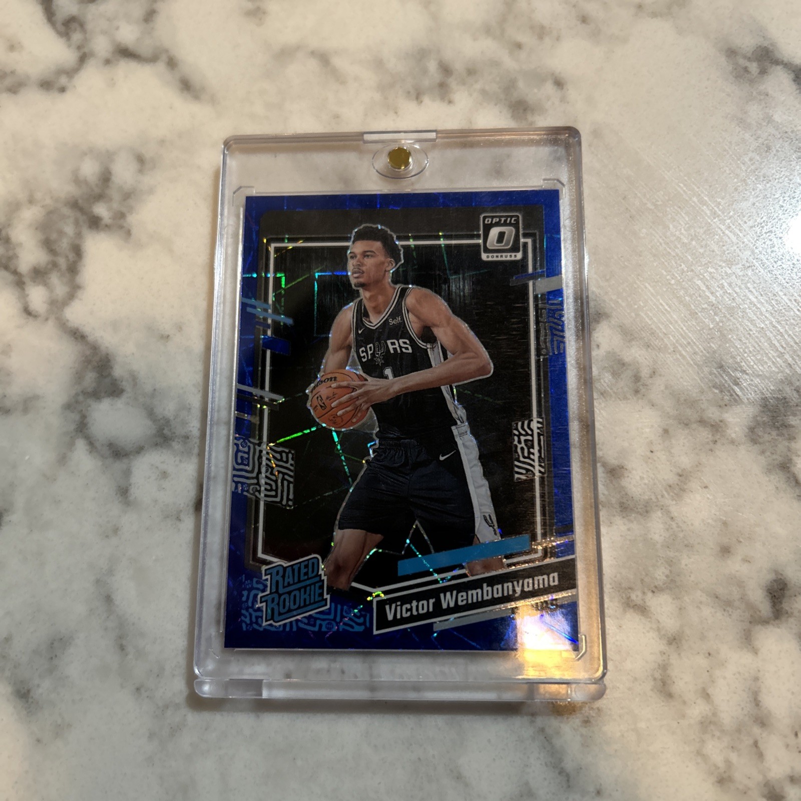 2023-24 Panini Donruss Optic - Rated Rookie Victor Wembanyama #225 Blue Velocity 2023-24 Panini Donruss Optic - Rated Rookie Victor Wembanyama #225 Blue Velocity