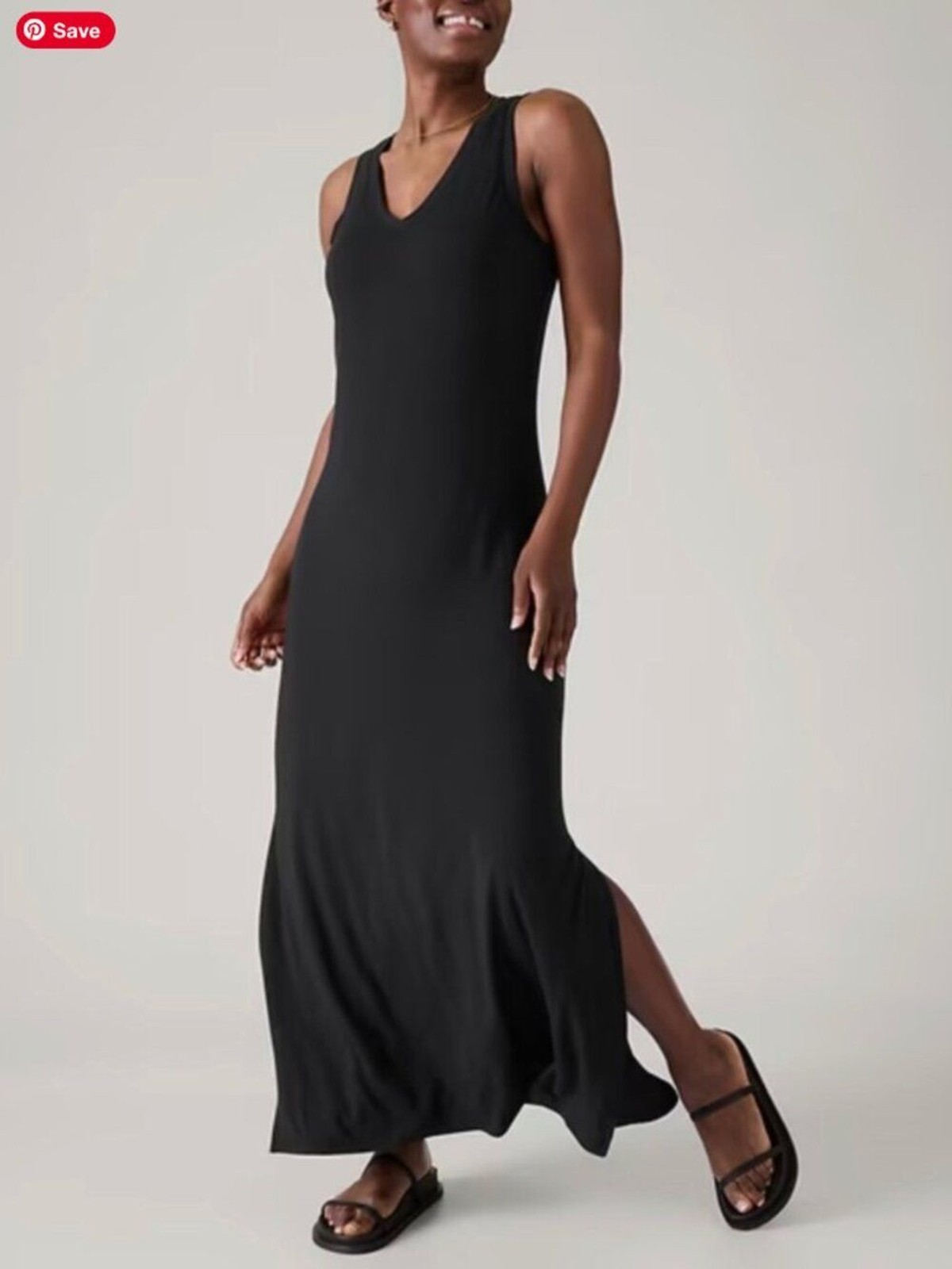 Athleta Santorini Maxi Dress – Black – Size Large Tall – NWT Athleta Santorini Maxi Dress – Black – Size Large Tall – NWT
