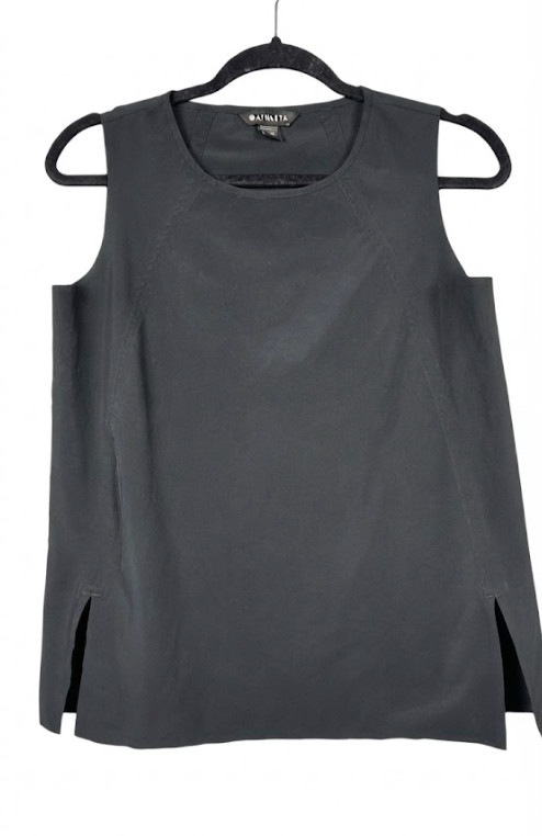 Athleta Zephyr Refined Tank Top Women\'s XS Black Sleeveless Work Travel