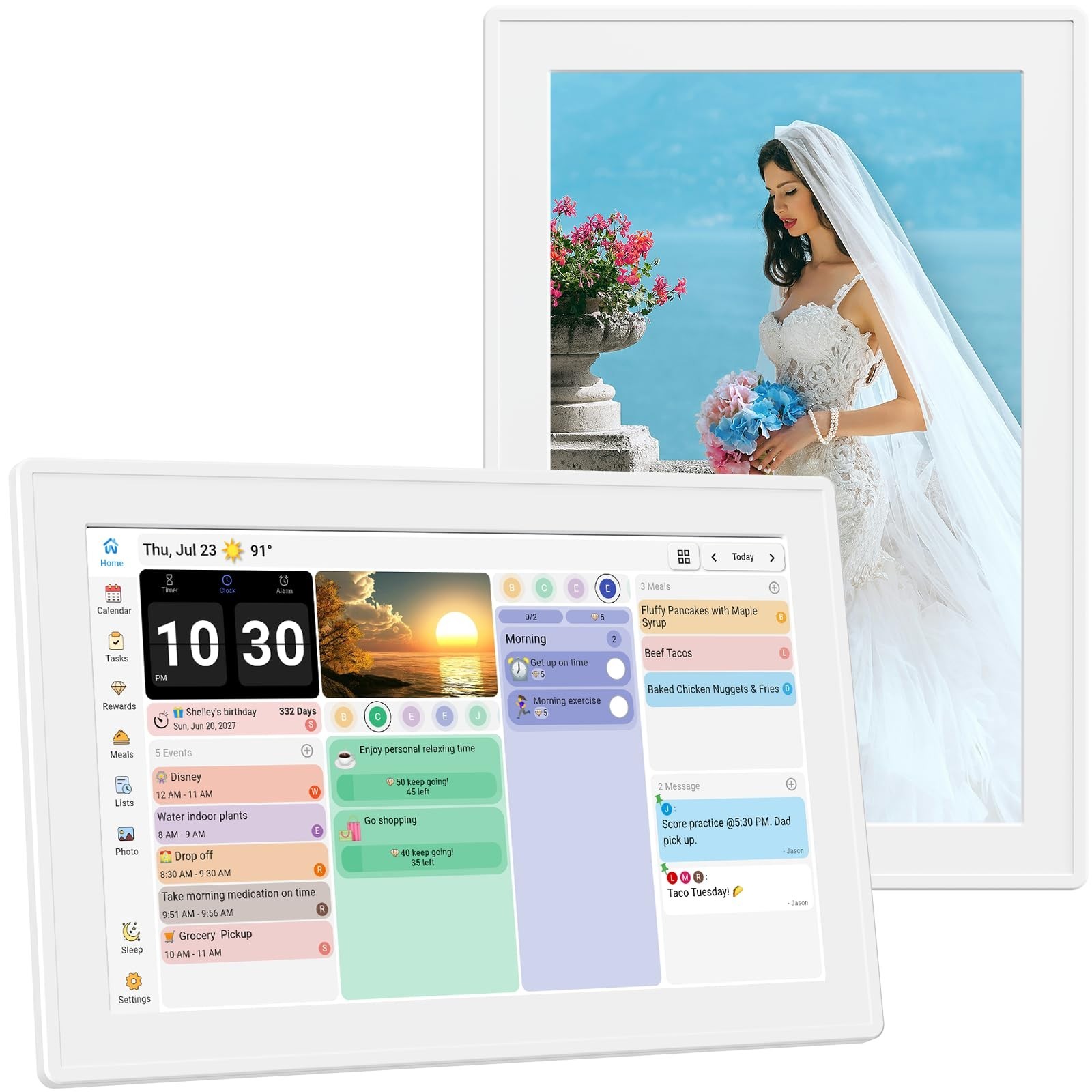 Digital Calendar with Touch Screen, Wall Mountable, Multi-Platform Calendar Sync Digital Calendar with Touch Screen, Wall Mountable, Multi-Platform Calendar Sync