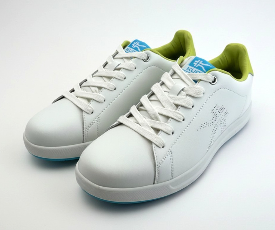 Kuru Roam Women\'s Size 7 White/Lime Tennis Shoes NIB