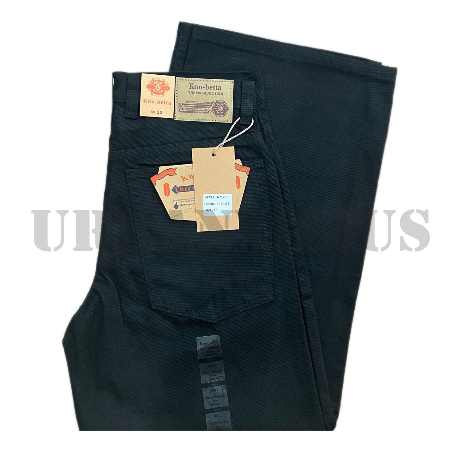 KNO BETTA Y2K MEN'S BAGGY ULTRA WIDE LEG LOOS FIT DENIM JEANS (30-42) *KN620