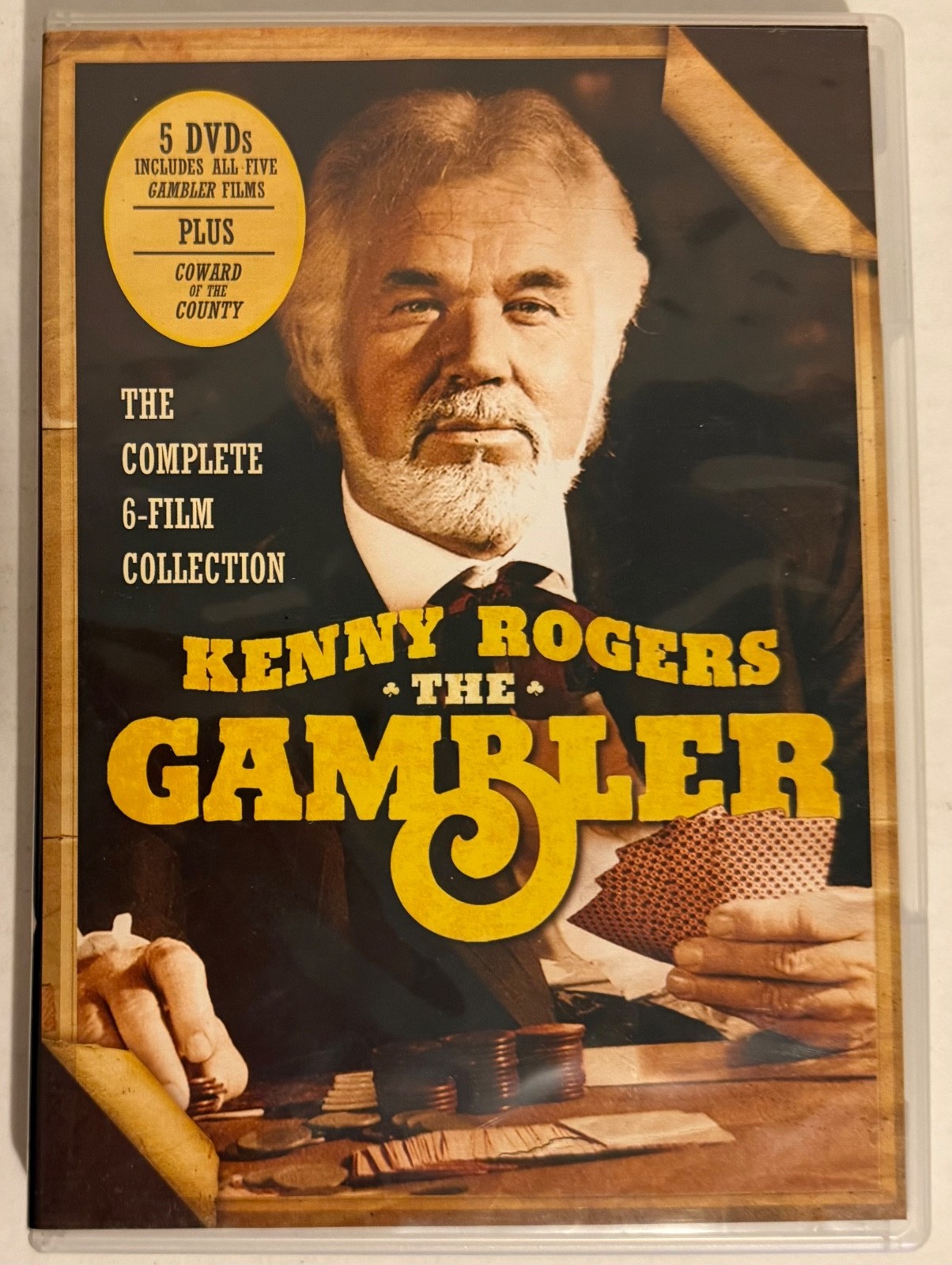 Kenny Rogers: The Gambler Collection: Complete 6-Film Collection - USA 5 DVD Set