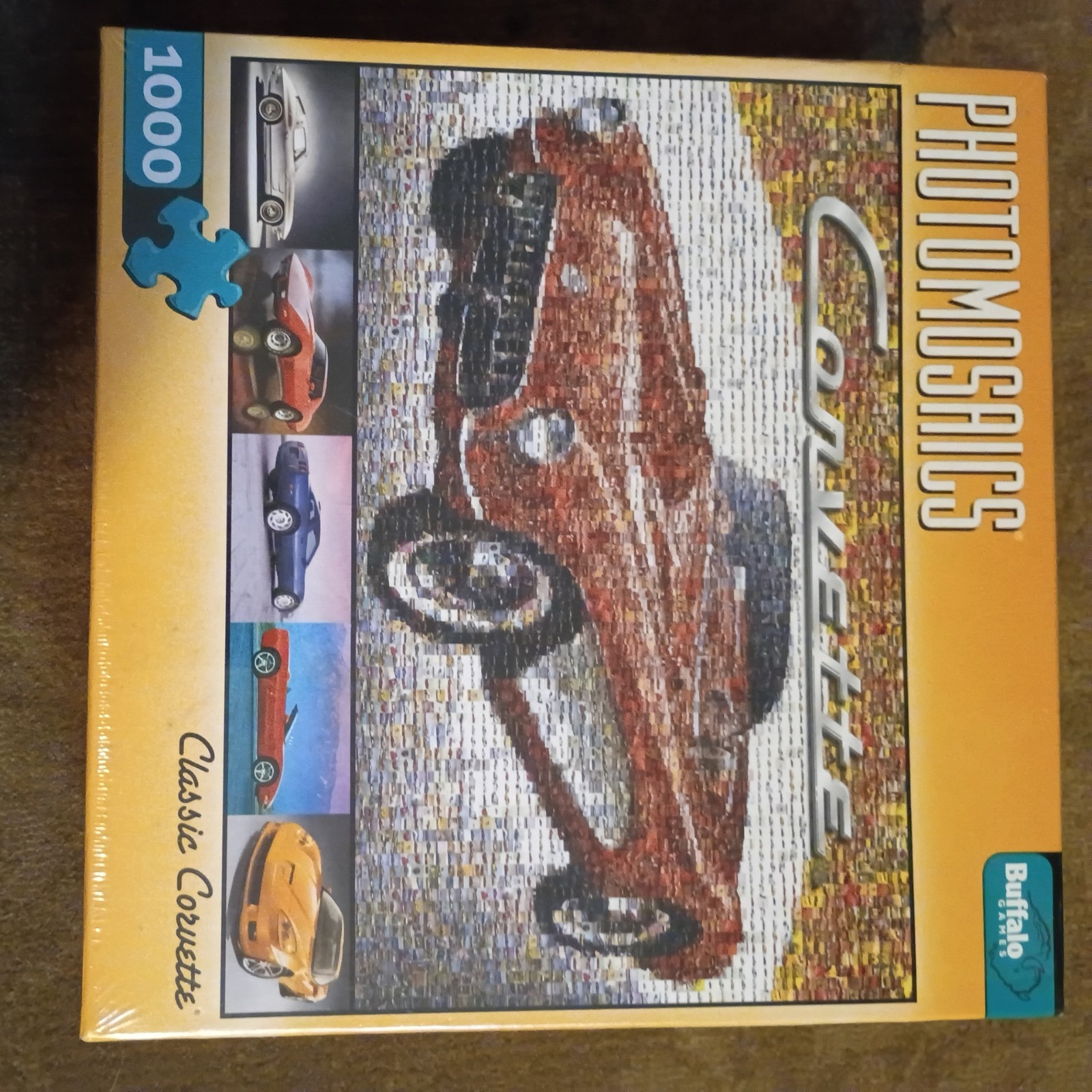 Buffalo Games Photomosaic Corvette 1000-Piece Interlocking Cardboard Puzzle