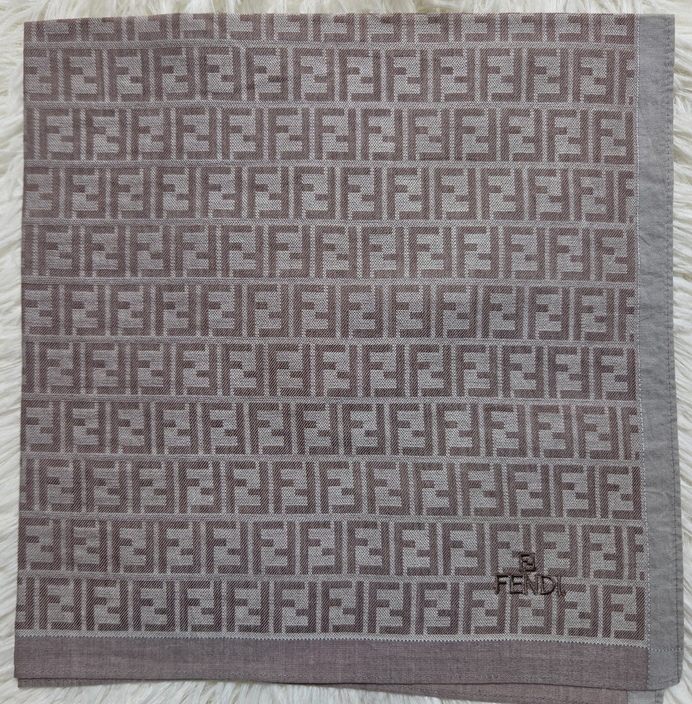 Vintage Fendi Handkerchief, Pocket square 19\