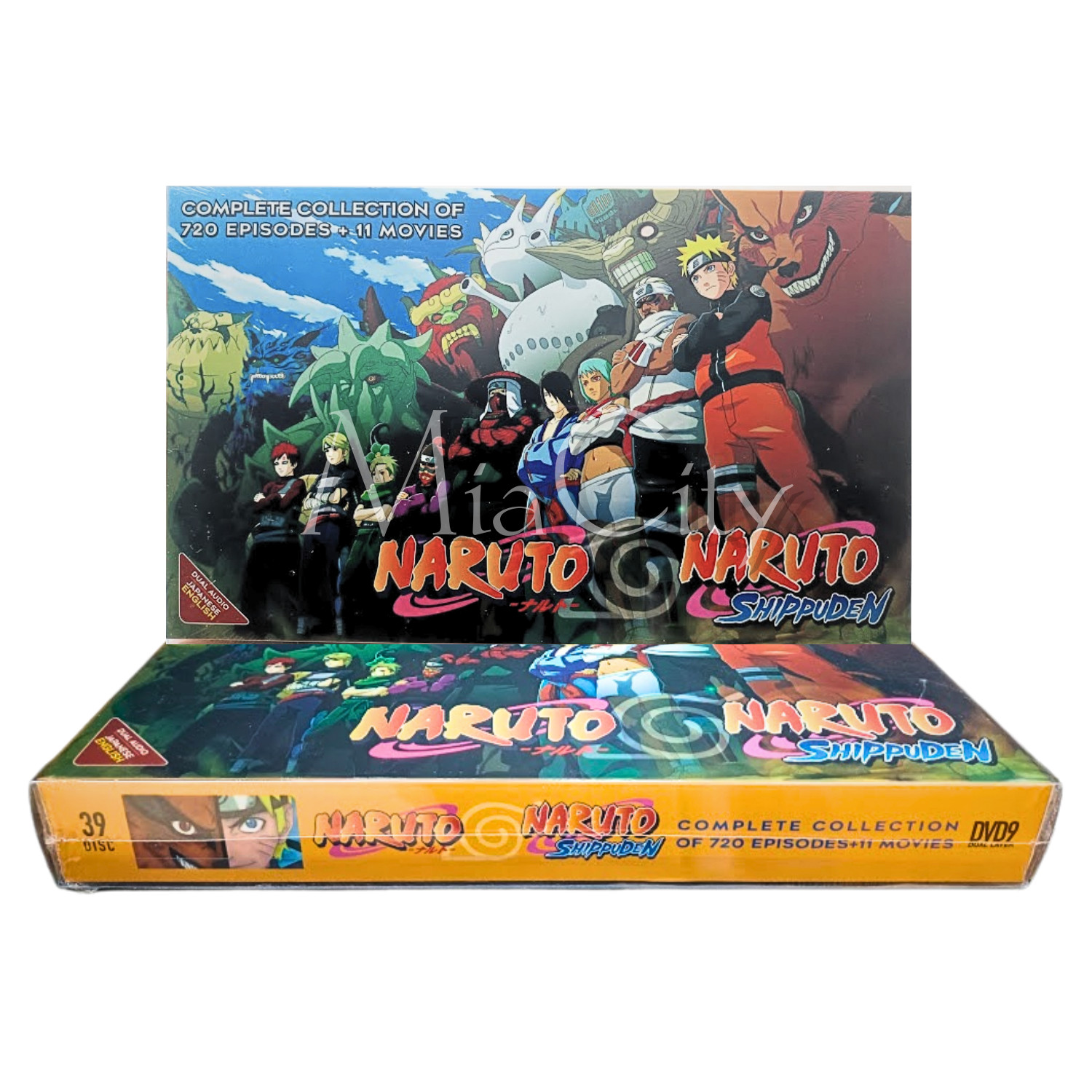 DVD - Naruto Complete Collection Episode 1 - 720 End + 11 Movies English Dubbed