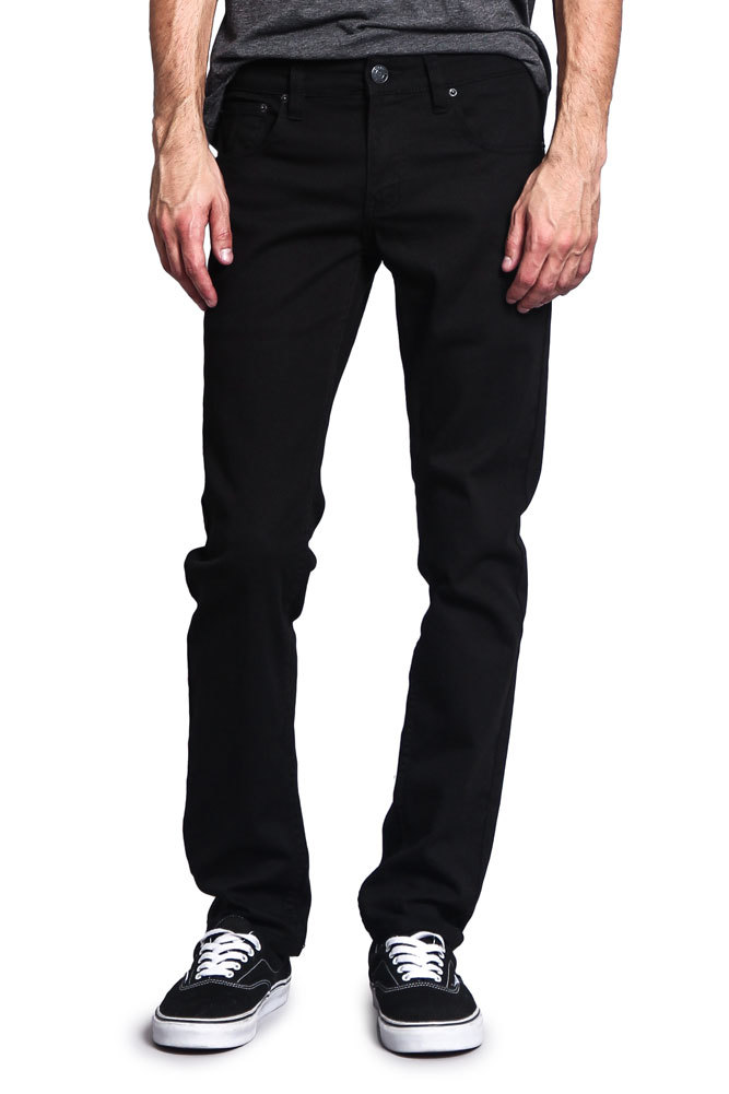 Victorious Men's Skinny Fit Jeans Stretch Colored Pants   DL937 - 