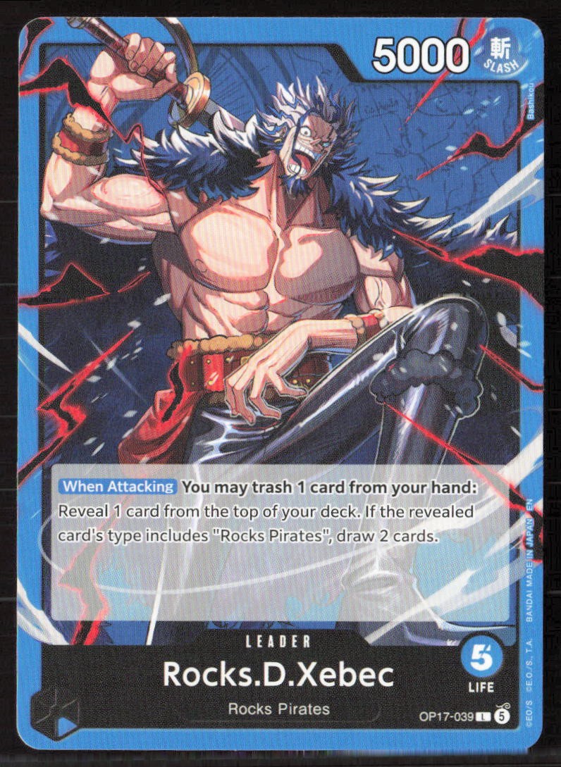 Rocks.D.Xebec (039) #OP17-039 The World\'s Strongest Warriors One_piece