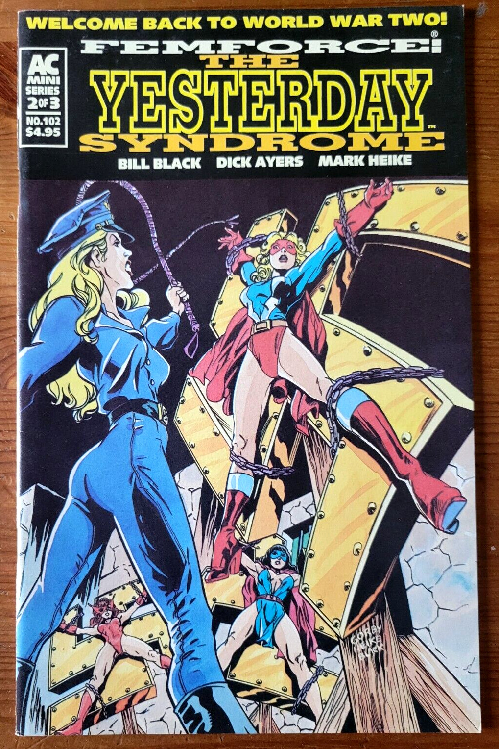 Femforce #102, AC Comics 1997, The Yesterday Syndrome Part Two