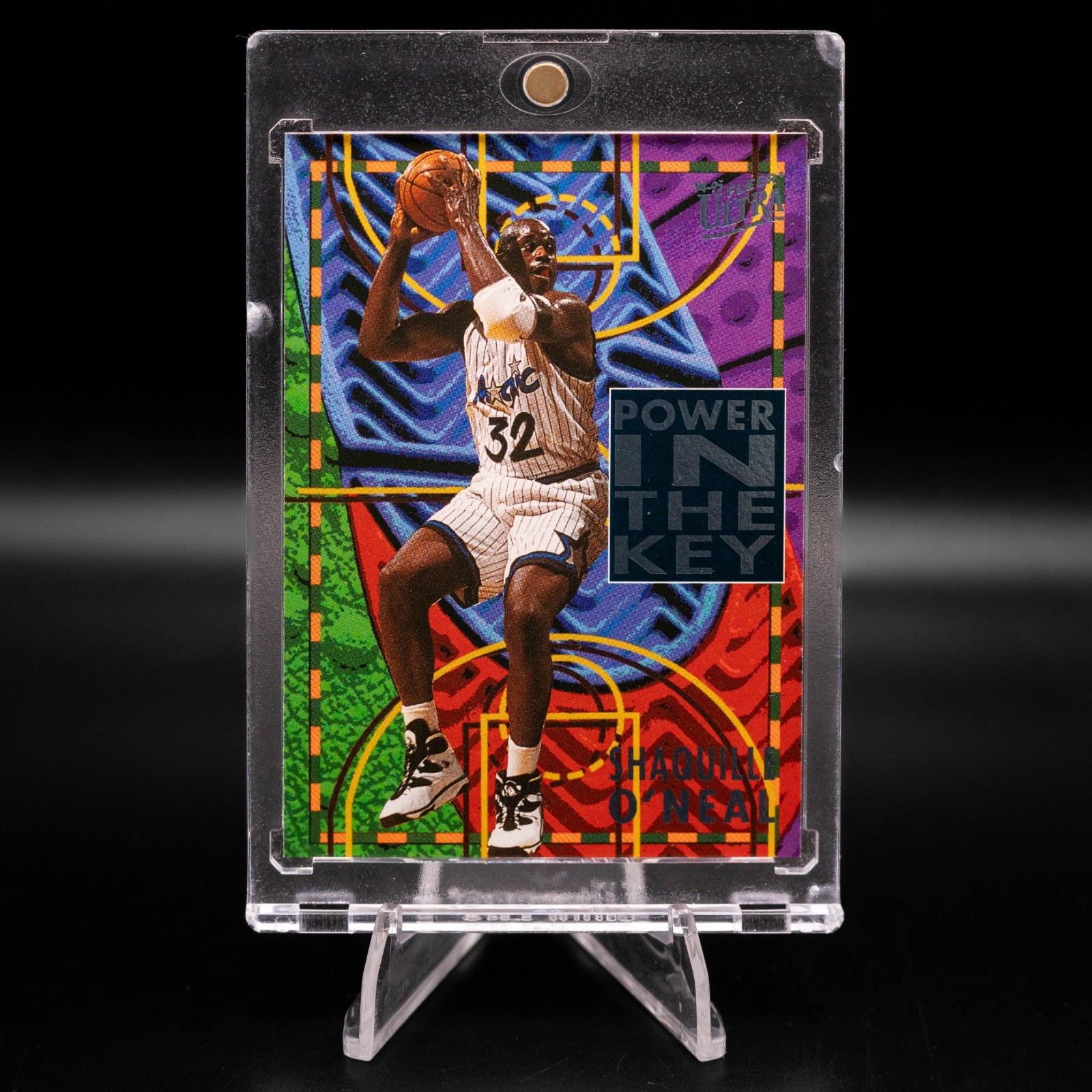 1994-95 Fleer Ultra Shaquille O\'Neal Power in the Key #7 Magic