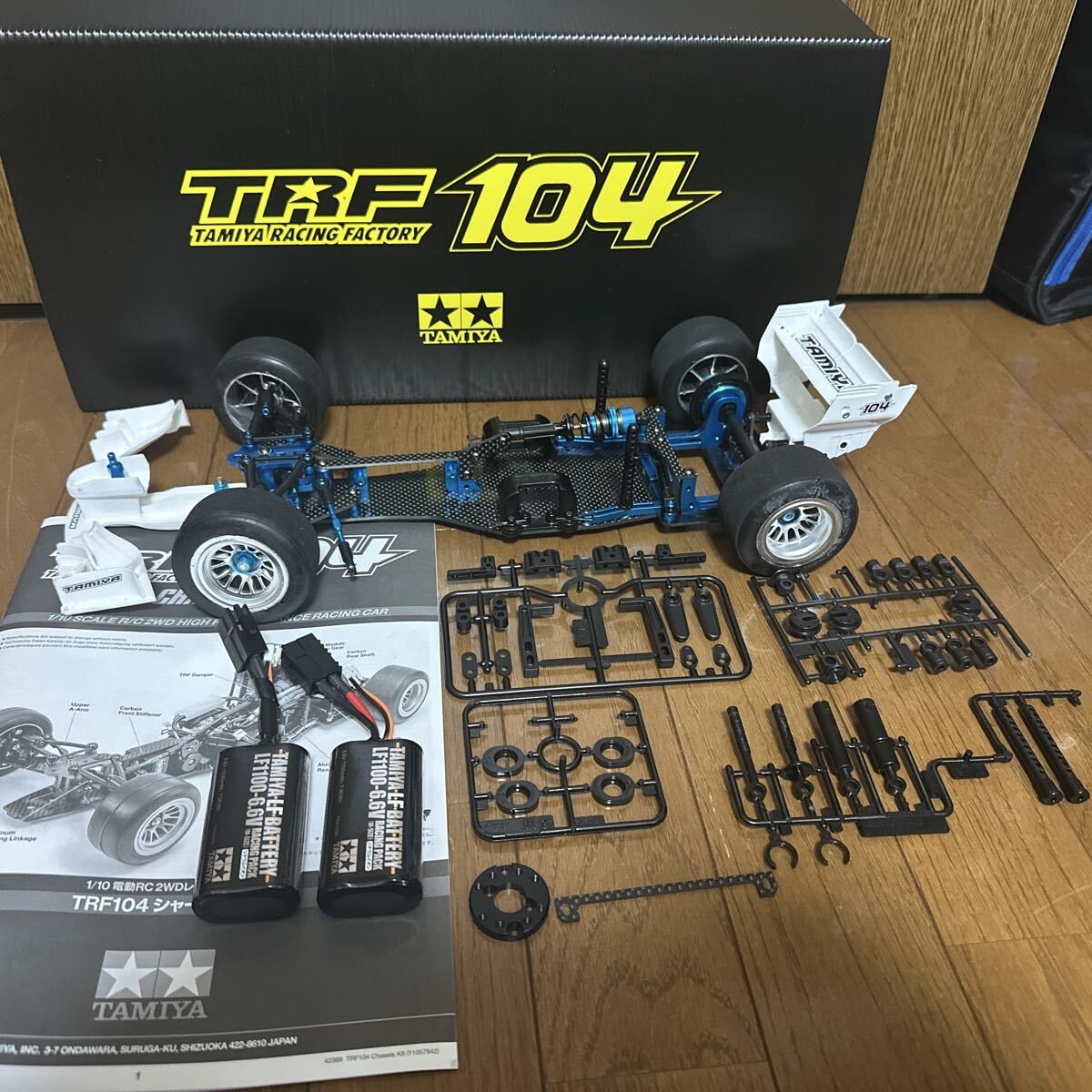 Tamiya TRF104 1/10 Formula RC Chassis Built Set Spare Parts Included