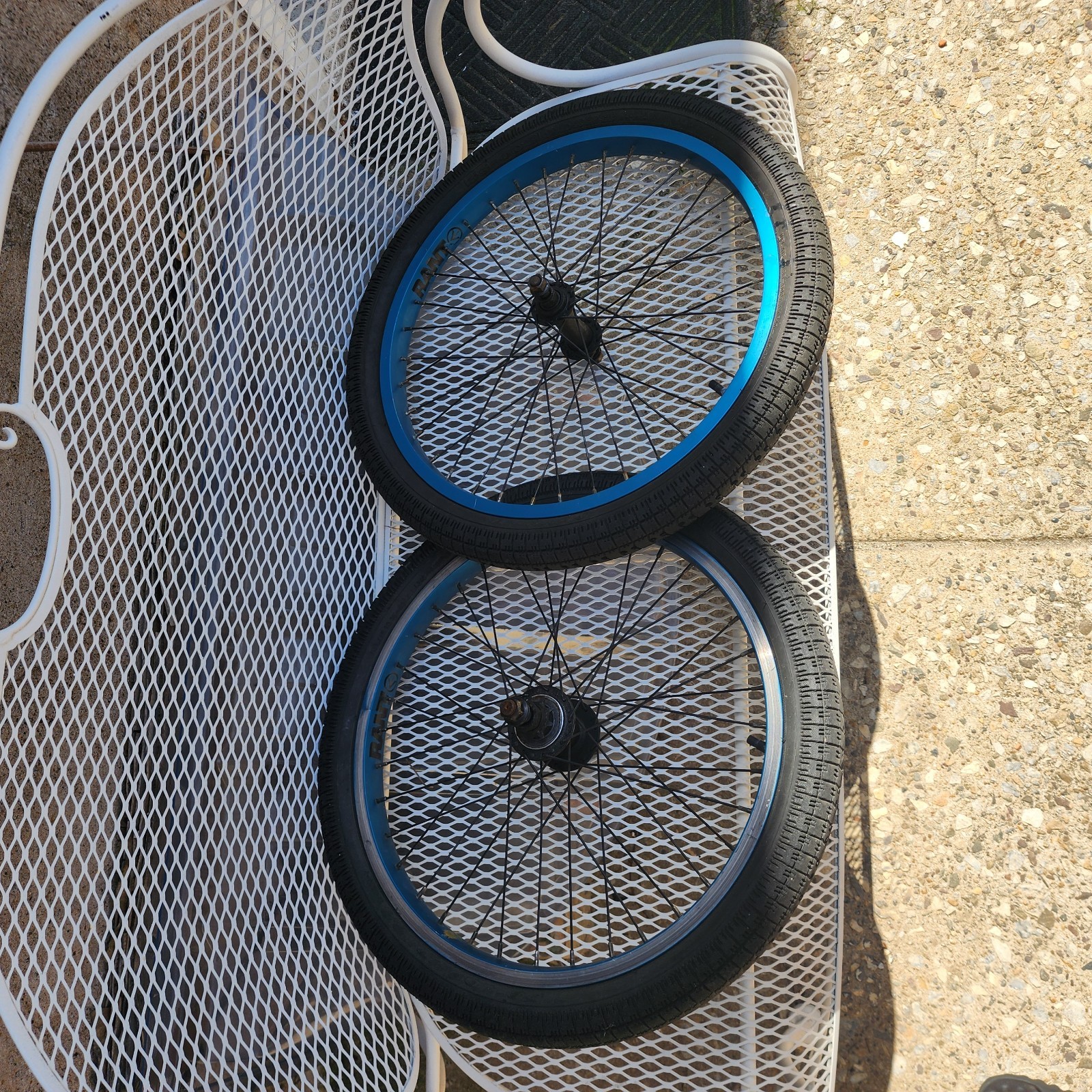 RANT Shadow Conspiracy Wheel Set Blue BMX 20\ RANT Shadow Conspiracy Wheel Set Blue BMX 20\