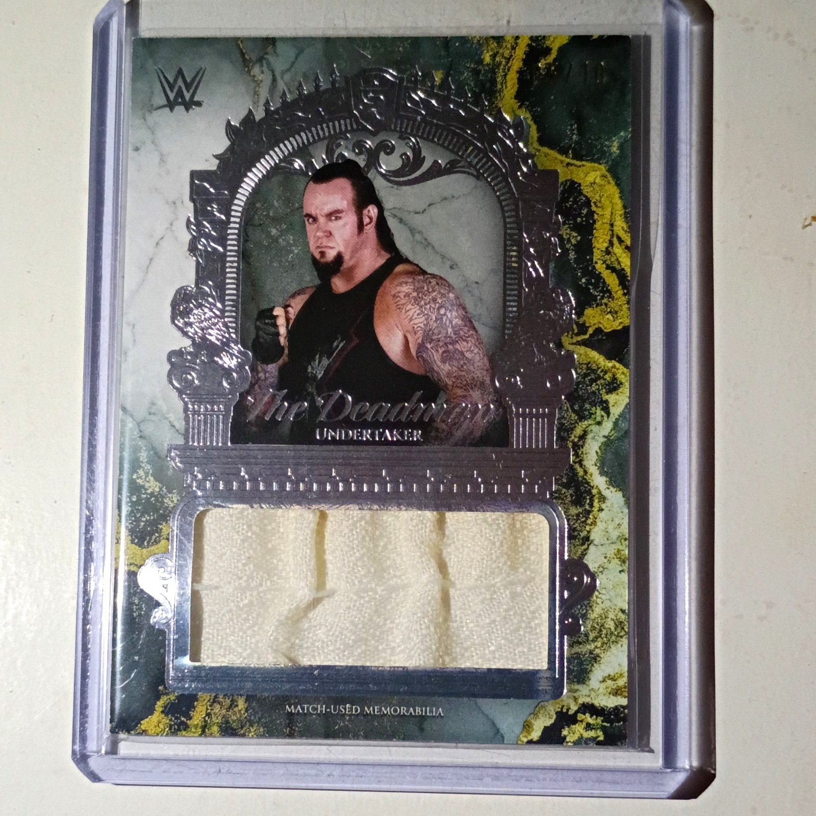 Topps 2025 Royalty WWE Undertaker The Deadman Relics # /10 Memorabilia Insert Topps 2025 Royalty WWE Undertaker The Deadman Relics # /10 Memorabilia Insert