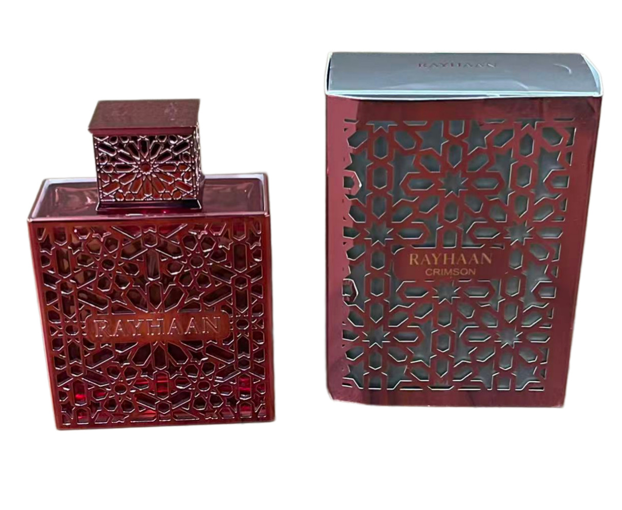 RAYHAAN Crimson Unisex 3.4 Oz Eau De Parfum Spray RAYHAAN Crimson Unisex 3.4 Oz Eau De Parfum Spray