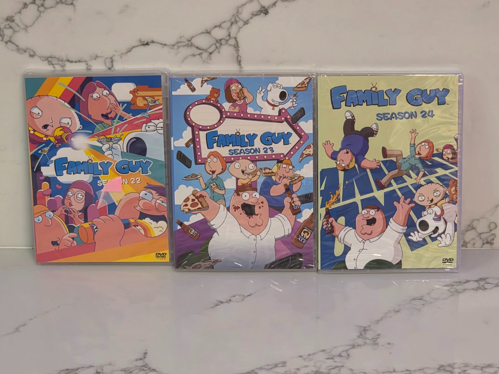 Brand New & Sealed FAMILY GUY : THE COMPLETE Seasons 22-23-24
