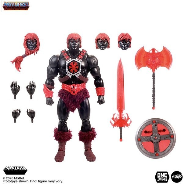 2026 MONDO MOTU 200X Anti-Eternia He-Man 1:12 Scale Figure MOTUFest Exclusive